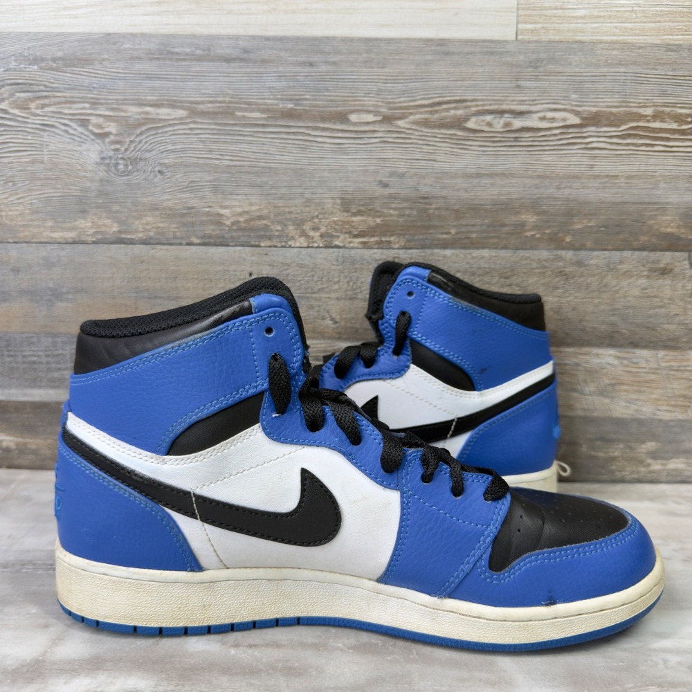 Nike Air Jordan 1 Retro Rare Air Soar Blue Hyper Royal Boys Size 6.5Y Sneakers - Picture 3 of 11